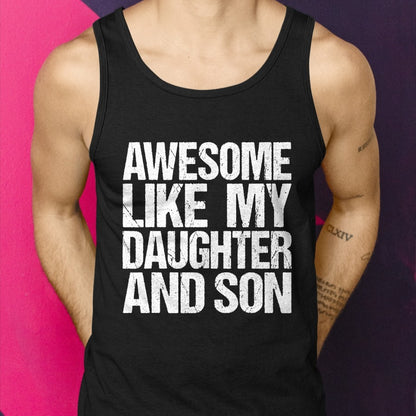 Awesome Like My Daughter And Son Mothers Fathers Day Mom Dad T-Shirt - Gift From Dad Unisex T-Shirt/Hoodie - NGHL00 (SKUT-2310EMAILDS-04)