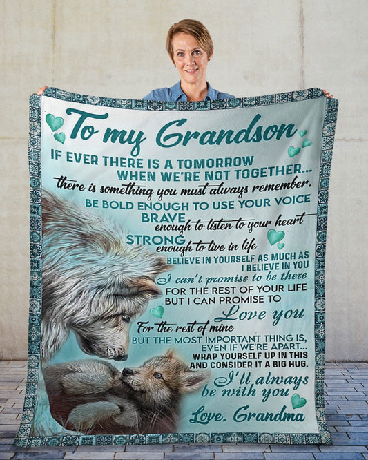 To My Grandson Blanket From Grandma (SKUB06-109)