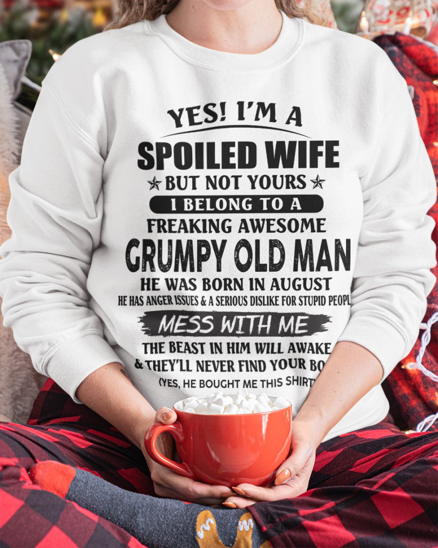 Grumpy Old Man August – Perfect gift for your wife – NGHL08 (SKU08-63-08)
