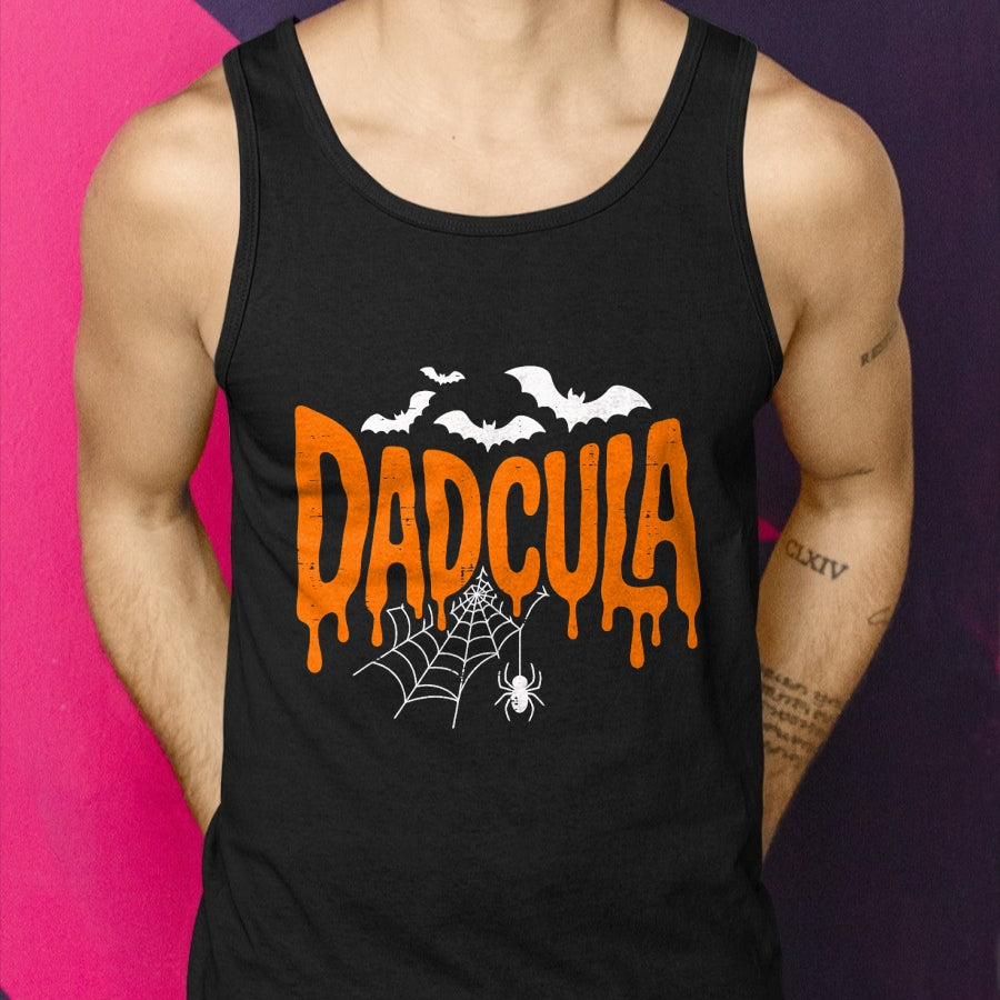 Dadcula Funny Halloween Dad Costume Spider Bat for Dad Men T-Shirt - Gift From Dad Unisex T-Shirt/Hoodie - NGHL00 (SKUT-2310EMAILDS-14)