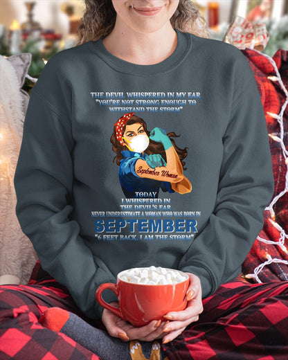 Never Underestimate A Woman Born In September – September Woman “I Am The Storm” - FMA / NGHL09 (SKU12-322-09)