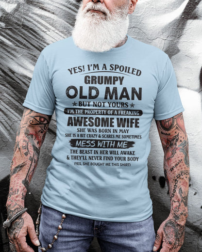 Awesome wife May - Perfect gift for your husband - NGHL05 (SKU96-68-05)