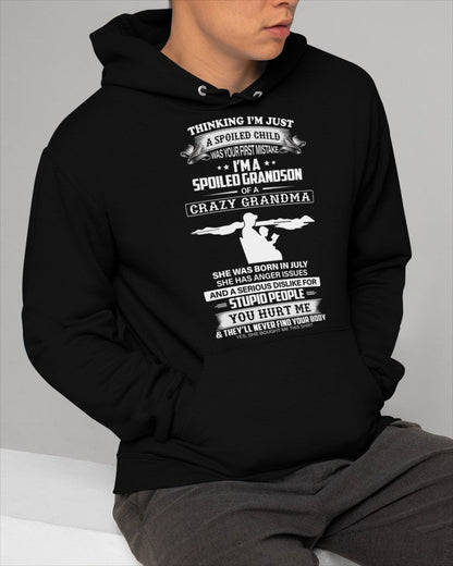 Spoiled by Grandma Shirt July Edition – From Grandma to Grandson NGHL07 (SKU-GMS2-07)