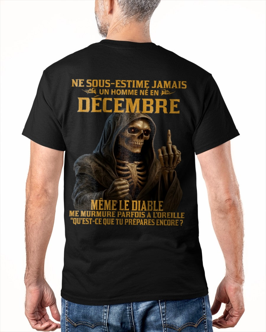 NE SOUS-ESTIME JAMAIS UN HOMME NÉ EN DÉCEMBRE Fr12 NGHL12 male (SKU12-305-12)