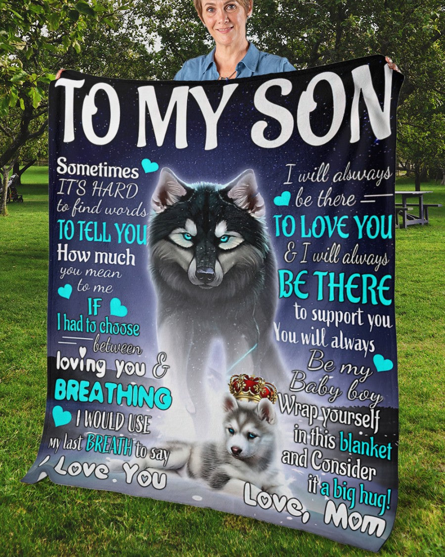To My Son Blanket Sherpa Fleece Blanket Sherpa Fleece Blanket From Mom