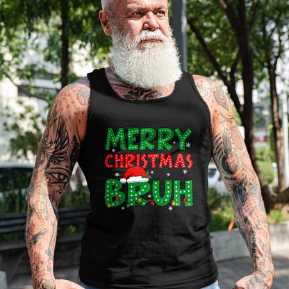 Bruh Meme Funny Saying Bro Greeting Teens Boys Men Christmas T-Shirt - Christmas Unisex T-Shirt/Hoodie/Sweatshirt - NGHL00