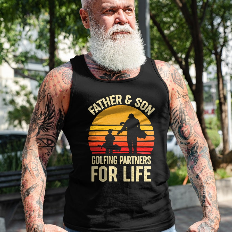 Golf Golfing Father Son Matching Dad T-Shirt - Gift From Dad Unisex T-Shirt/Hoodie - NGHL00 (SKUT-2310EMAILDS-31)
