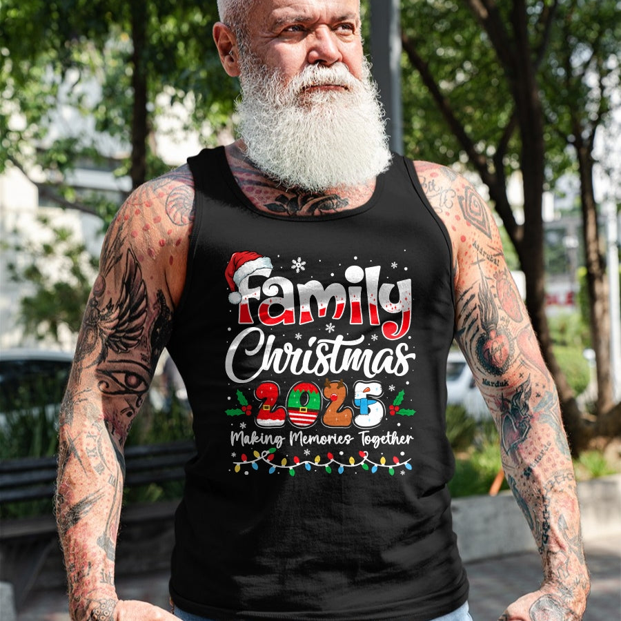 Family Christmas 2025 Matching Outfit Xmas Squad Santa T-Shirt - Christmas Unisex T-Shirt/Hoodie/Sweatshirt - NGHL00