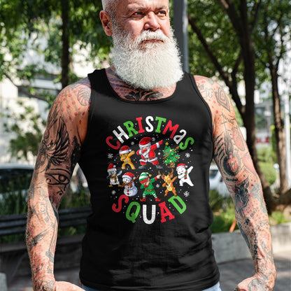 Christmas Squad Santa Dabbing Elf Family Matching Pajamas T-Shirt - Christmas Unisex T-Shirt/Hoodie/Sweatshirt - NGHL00