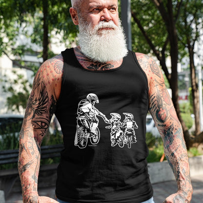 Dirt Bike Motorcycle Motocross Father Biker Son Sons Dad T-Shirt - Gift From Dad Unisex T-Shirt/Hoodie - NGHL00 (SKUT-2310EMAILDS-18)