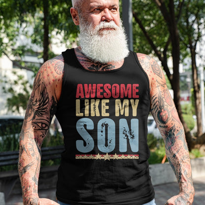 Awesome Like My Son Gifts Men Funny Fathers Day Dad T-Shirt - Gift From Dad Unisex T-Shirt/Hoodie - NGHL00 (SKUT-2310EMAILDS-05)
