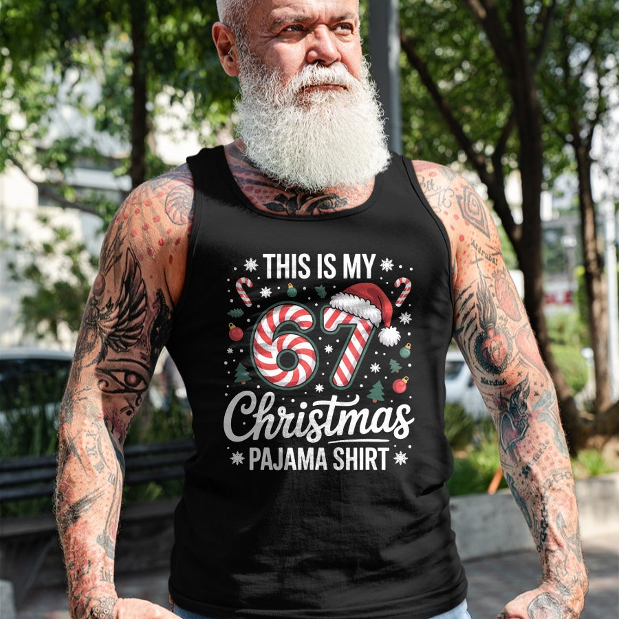 This My 67 Christmas Pajama 67 Meme Gen Alpha Boys Girls T-Shirt - Christmas Unisex T-Shirt/Hoodie/Sweatshirt - NGHL00