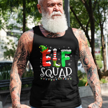 Elf Family Christmas Matching Pajamas Xmas Elf Squad T-Shirt - Christmas Unisex T-Shirt/Hoodie/Sweatshirt - NGHL00