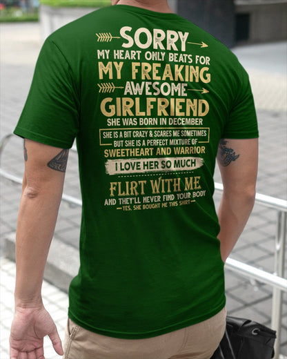 December - Awesome Girl - Perfect Gift For Your Boyfriend, Husband (SKU05-103-12)