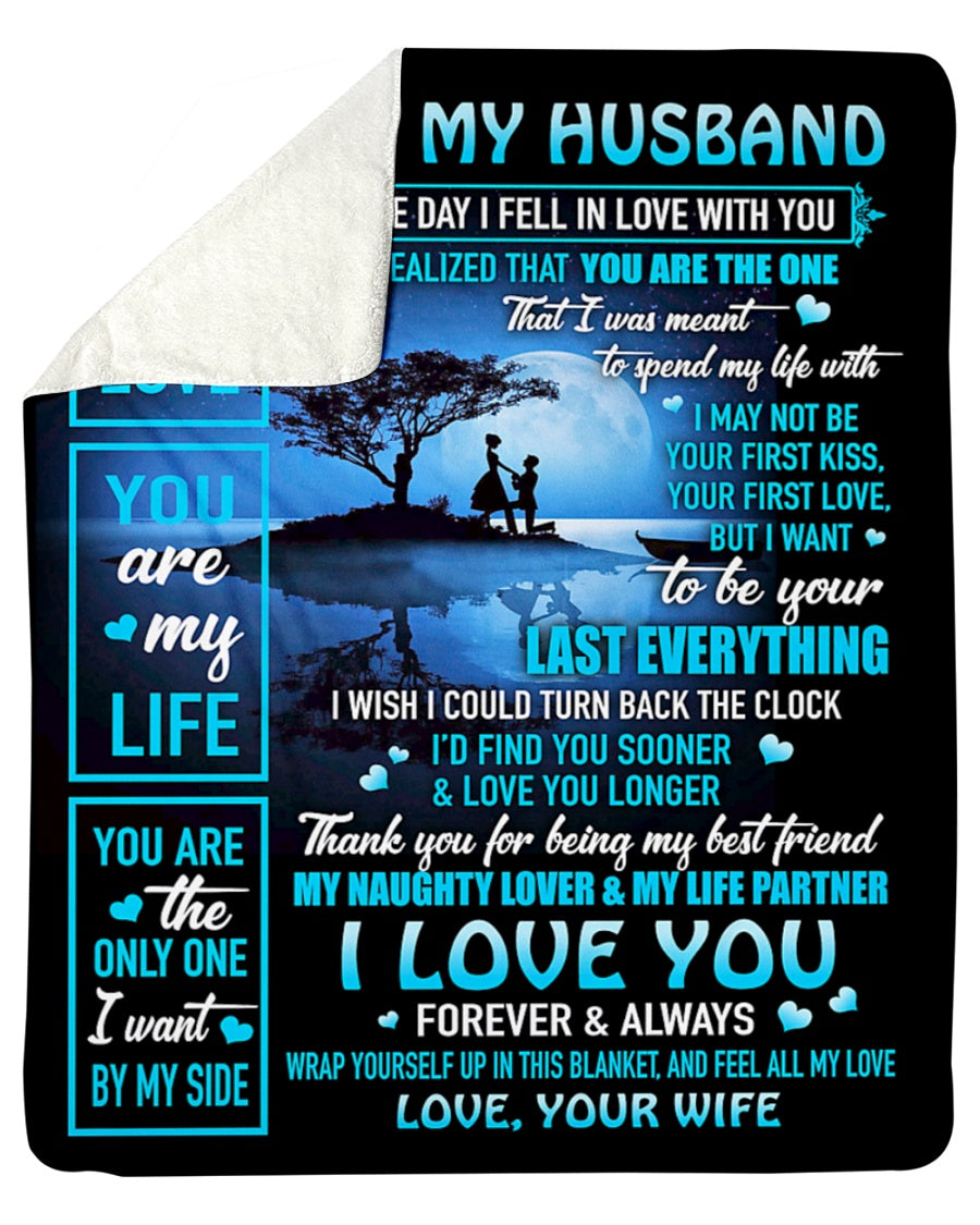 Gift for husband from wife blanket