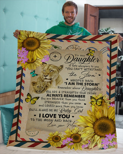 Special Gift For Your Daughter Blanket - From Mom