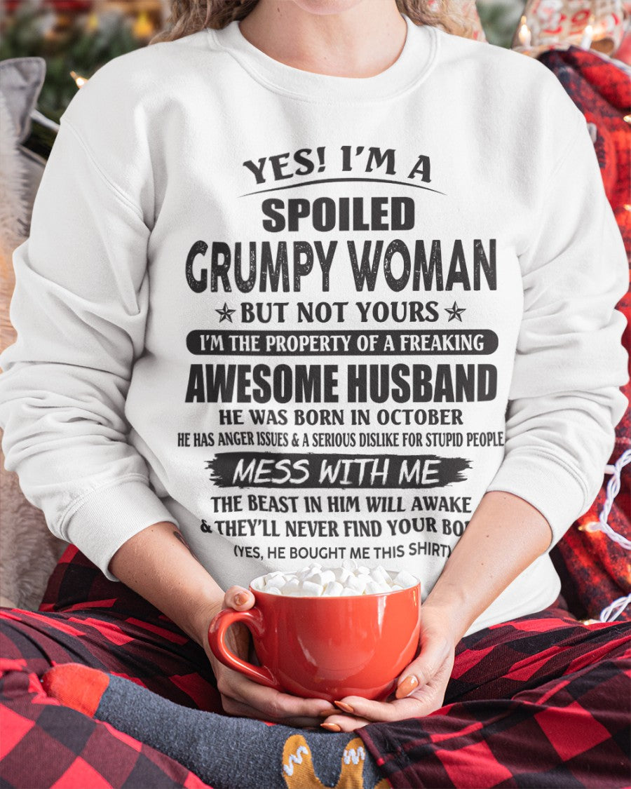 Perfect gift for wife from awesome husband october – NGHL10 (SKU10-21-10)