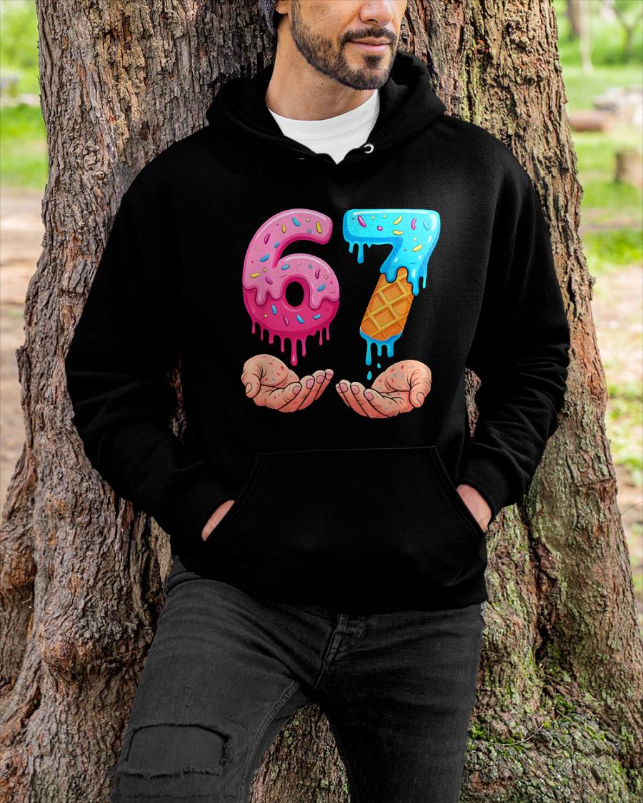 ICE CREAM 6 7 - UNISEX MEME T-SHIRT - NGHL00