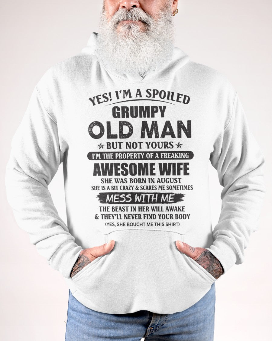 Awesome wife August - Perfect gift for your husband - NGHL08 (SKU96-68-08)