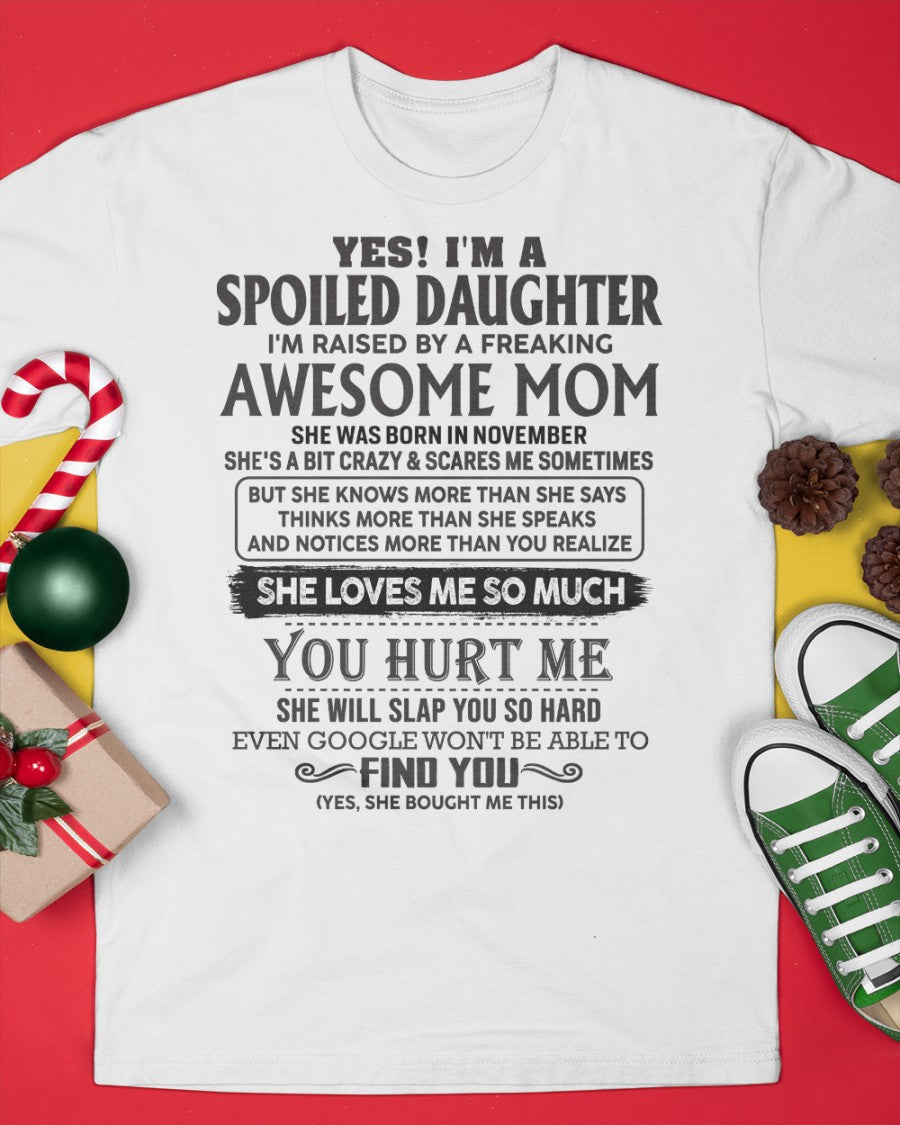November - Spoiled Daughter - Perfect gift for your daughter (SKU-MD01-11)