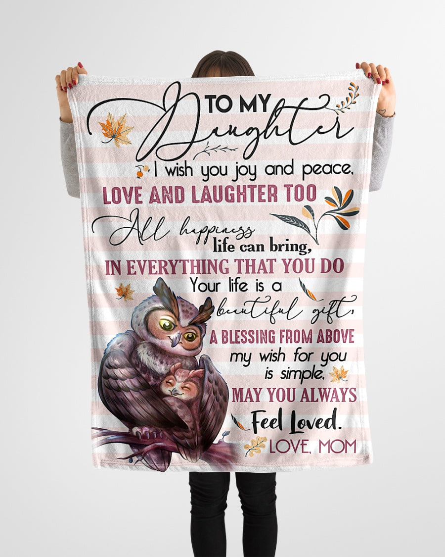 Special gift for daughter Blanket From Mom