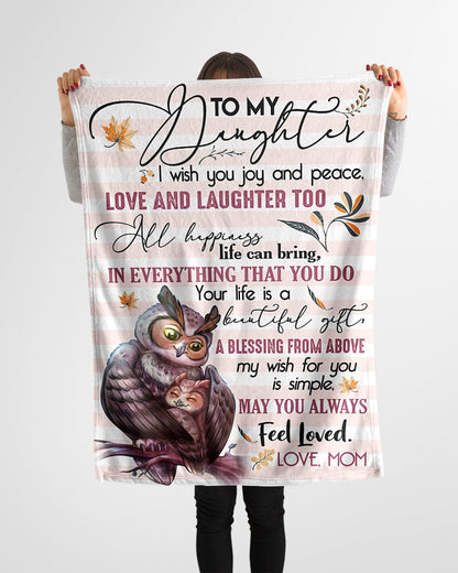 Special gift for daughter Blanket From Mom