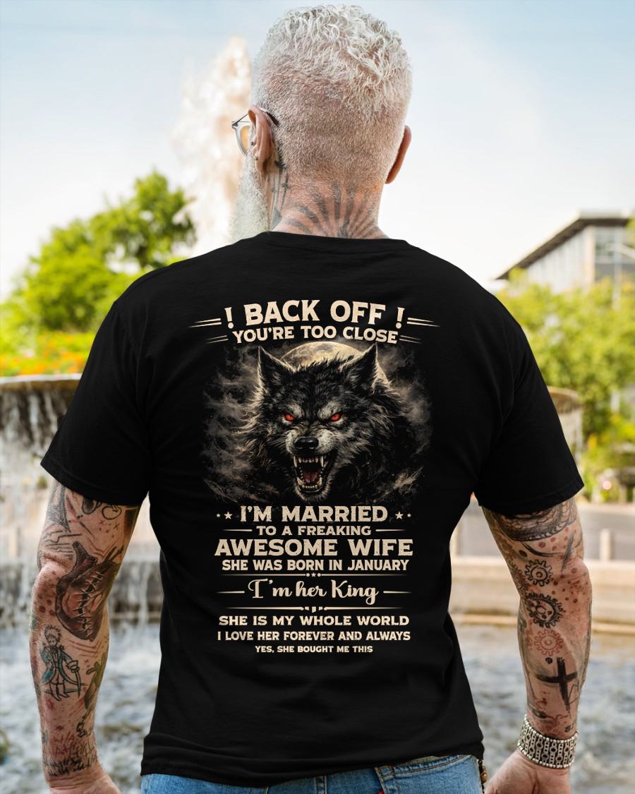 JANUARY - BACK OFF! YOU'RE TOO CLOSE - GIFT FROM WIFE - NGHL01 (SKU26T-01-25-01)