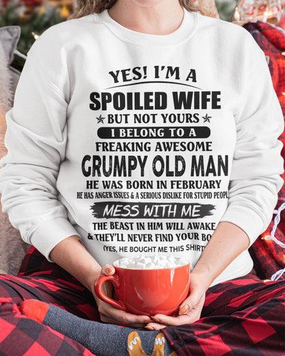 Grumpy Old Man February – Perfect gift for wife From Husband – NGHL02 (SKU08-63-02)