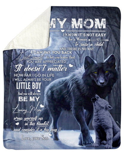 Special gift for Mother from Son Blanket
