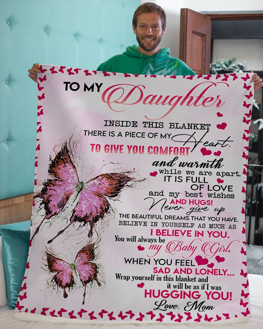 Special gift for daughter from mom blanket (SKUB07-142)
