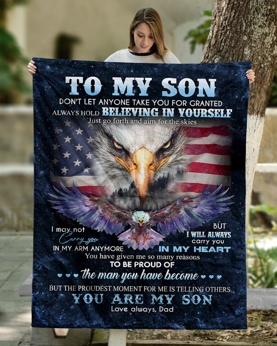 Special gift for Son Blanket From Dad (SKUB07-29)