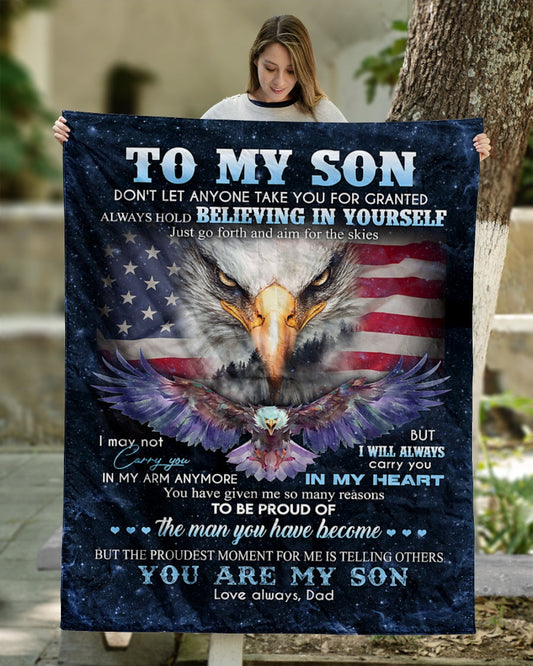 Special gift for Son Blanket From Dad (SKUB07-29)