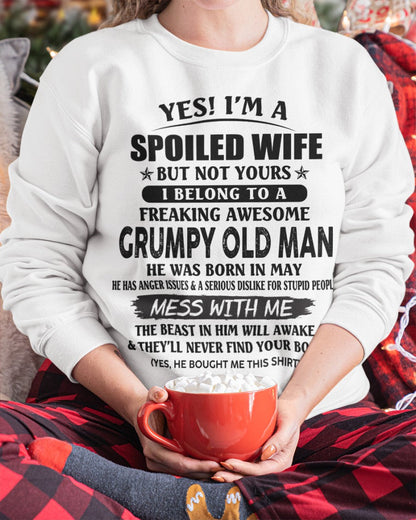 Grumpy Old Man May – Perfect gift for your wife From Husband – NGHL05 (SKU08-63-05)
