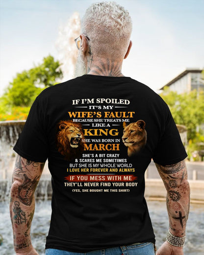 MARCH - SPOILED HUSBAND - GIFT FROM WIFE - NGHL03 (SKU26T-01-60-03)