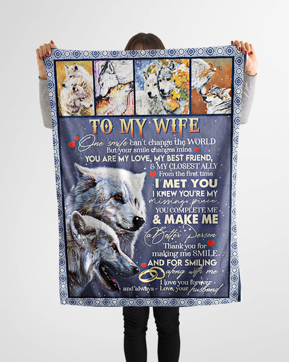 To My Wife - Special gift for your wife - blanket