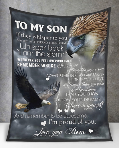 Special Gift for Your Son - From Mom Blanket (SKUB11-159)