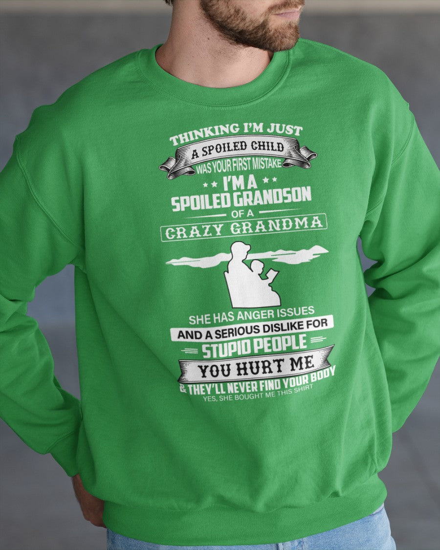 Spoiled by Grandma Shirt – From Grandma to Grandson NGHL00 (SKU-GMS2-00)
