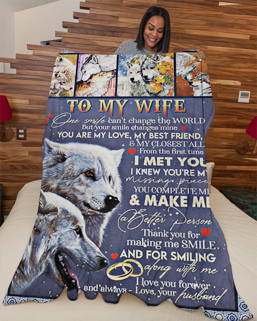 To My Wife - Special gift for your wife - blanket