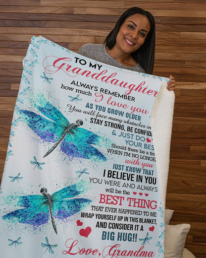 Special Gift For Your Granddaughter Blanket - From Grandma