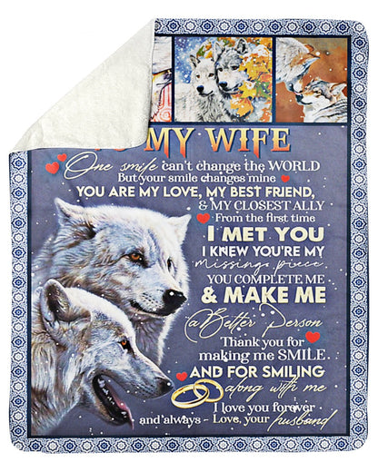 To My Wife - Special gift for your wife - blanket