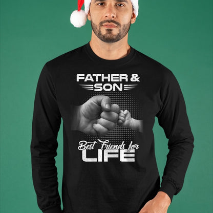 Father & Son Best Friends For Life Matching Father's Day T-Shirt - Gift From Dad Unisex T-Shirt/Hoodie - NGHL00 (SKUT-2310EMAILDS-19)