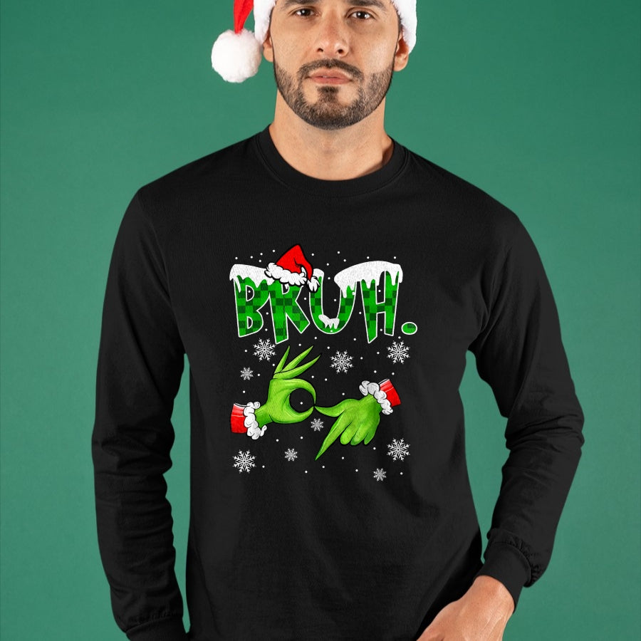 Bruh 67 Six Seven 6 7 Meme Christmas Funny Gen Alpha Slang T-Shirt  - Christmas Unisex T-Shirt/Hoodie/Sweatshirt - NGHL00
