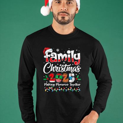 Family Christmas 2025 Matching Outfit Xmas Squad Santa T-Shirt - Christmas Unisex T-Shirt/Hoodie/Sweatshirt - NGHL00