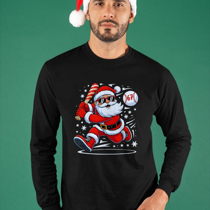 Funny Baseball Santa 67 Christmas Xmas Pajamas Boys T-Shirt - Christmas Unisex T-Shirt/Hoodie/Sweatshirt - NGHL00