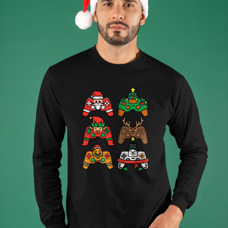 Christmas Gamer Controller Xmas Gaming T-Shirt - Christmas Unisex T-Shirt/Hoodie/Sweatshirt - NGHL00