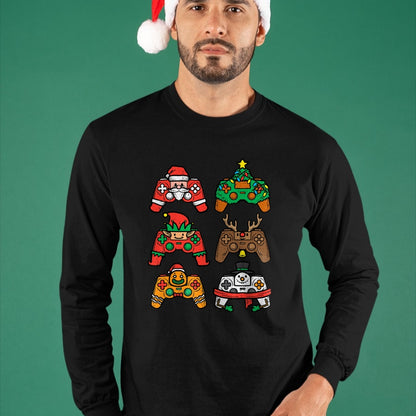 Christmas Gamer Controller Xmas Gaming T-Shirt - Christmas Unisex T-Shirt/Hoodie/Sweatshirt - NGHL00