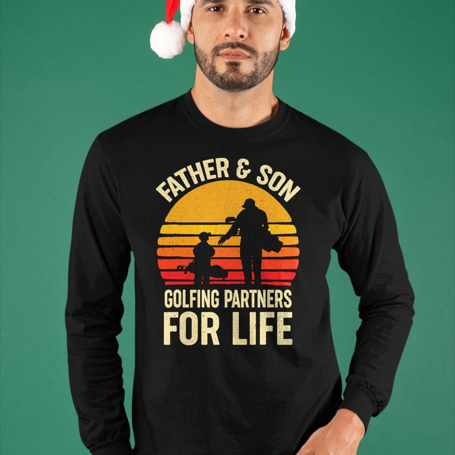 Golf Golfing Father Son Matching Dad T-Shirt - Gift From Dad Unisex T-Shirt/Hoodie - NGHL00 (SKUT-2310EMAILDS-31)