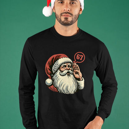 67 Christmas Funny Six Seven Meme Brainrot Santa Claus Boys T-Shirt - Christmas Unisex T-Shirt/Hoodie/Sweatshirt - NGHL00
