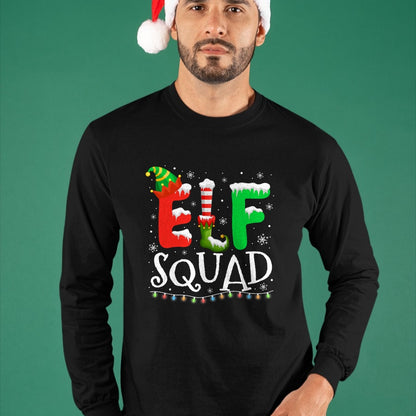Elf Family Christmas Matching Pajamas Xmas Elf Squad T-Shirt - Christmas Unisex T-Shirt/Hoodie/Sweatshirt - NGHL00