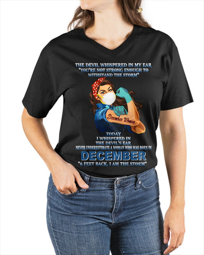 Never Underestimate A Woman Born In December – December Woman “I Am The Storm” - FMA / NGHL12 (SKU12-322-12)